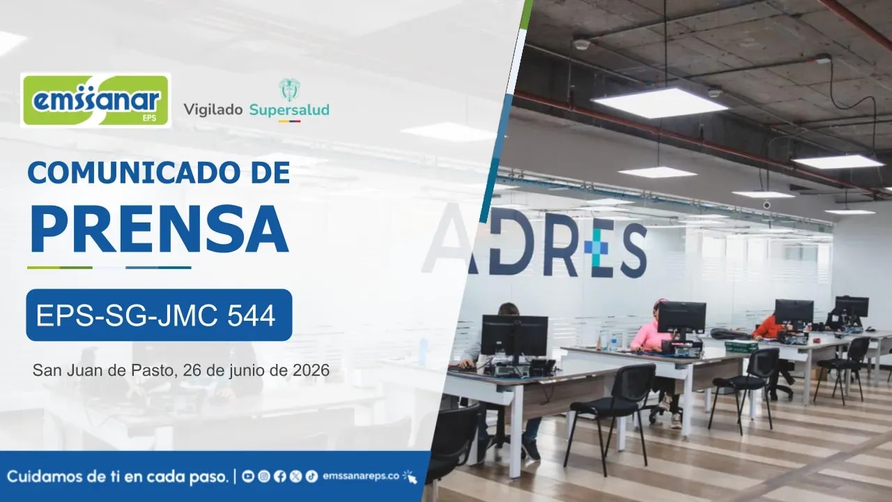 EMSSANAR EPS avanza en el proceso de Giro Directo de junio y reafirma su compromiso con el flujo oportuno de recursos a la red prestadora