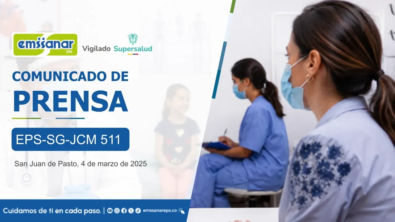 Emssanar EPS garantiza la continuidad en la prestación de los servicios de salud para sus afiliados