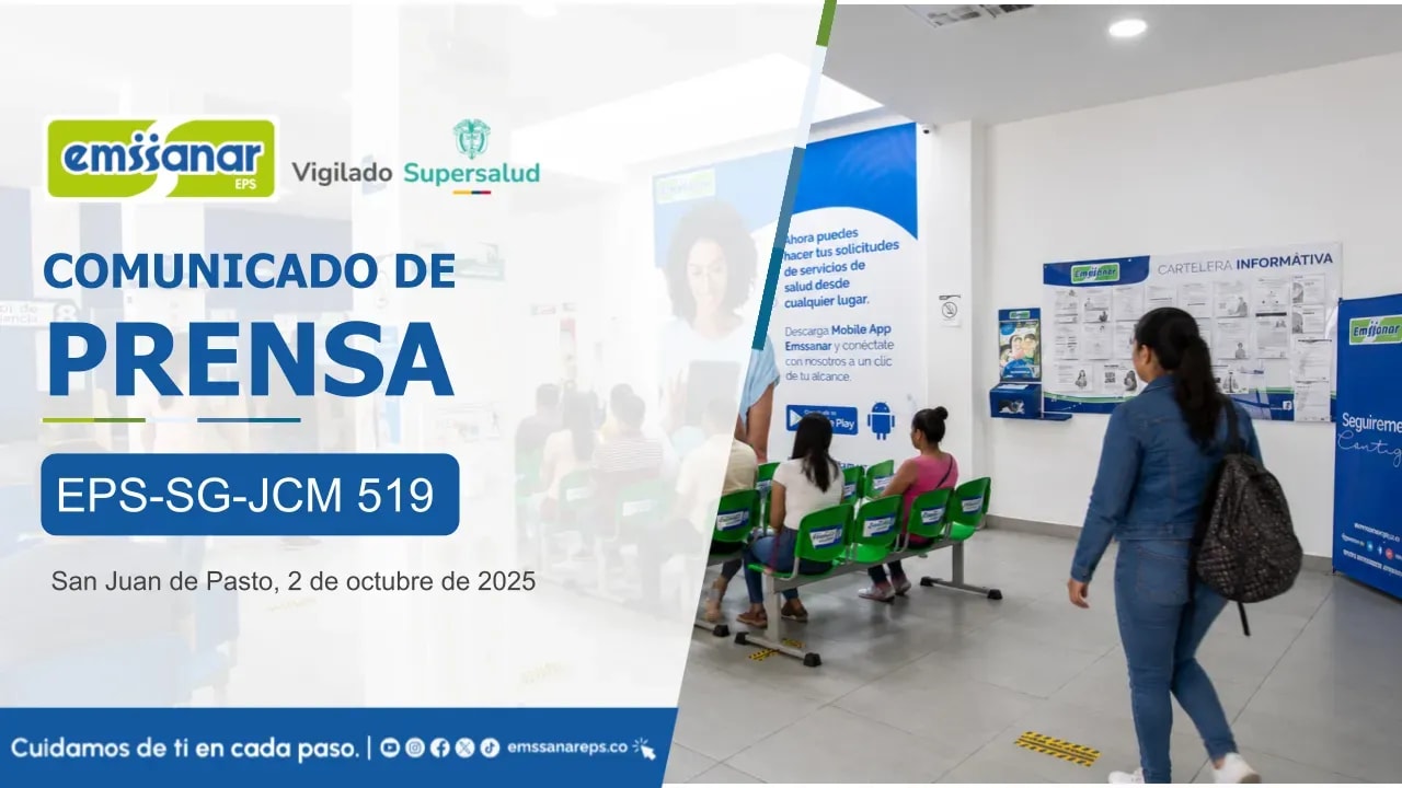 Emssanar EPS S.A.S., en intervención, denuncia actuaciones judiciales irregulares y reafirma su defensa de los recursos públicos de la salud