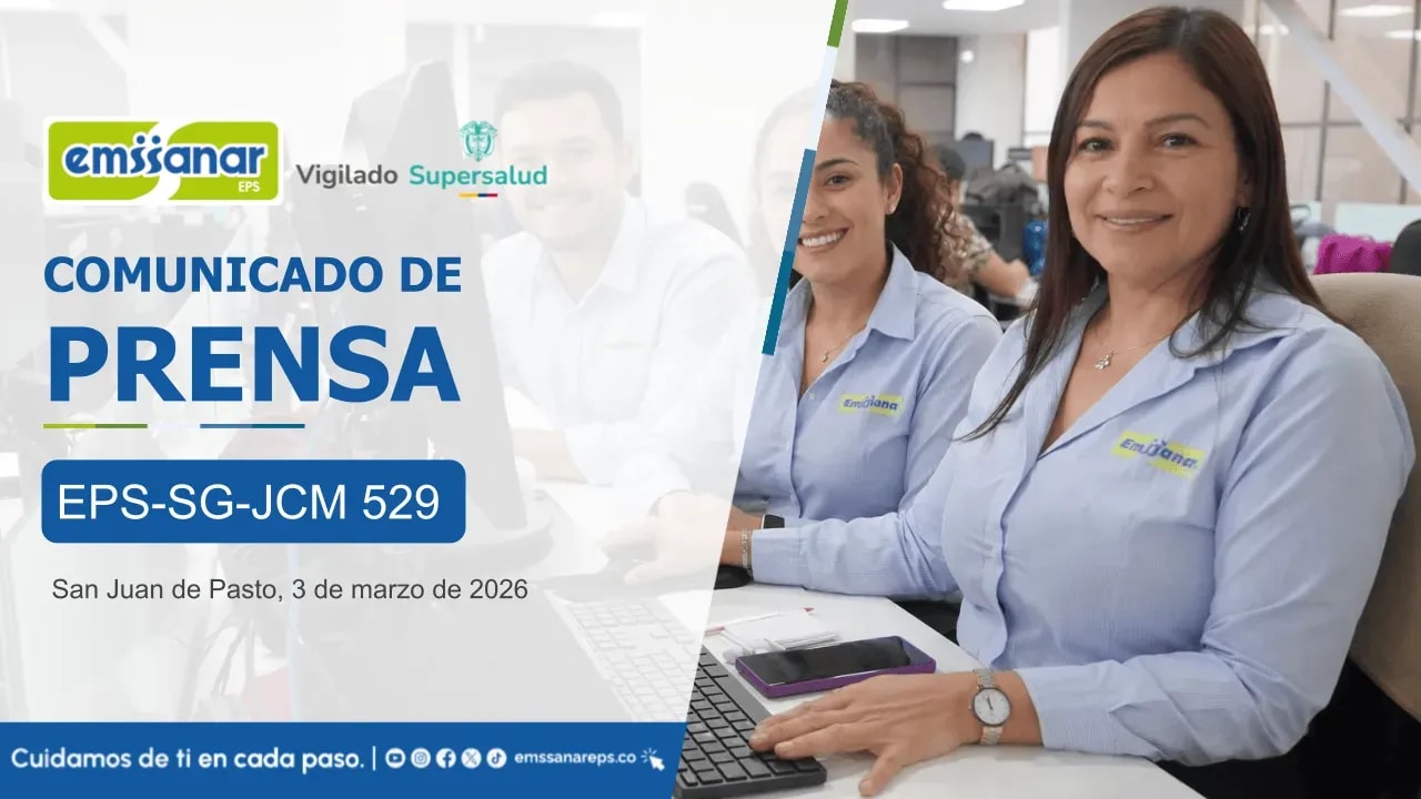Emssanar EPS aclara sus únicos canales oficiales para la publicación de vacantes y recepción de postulaciones