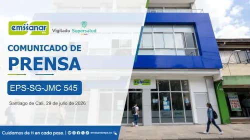 EMSSANAR EPS rechaza las acusaciones del gerente del Hospital Universitario del Valle y hace un llamado a acudir a las instancias jurídicas