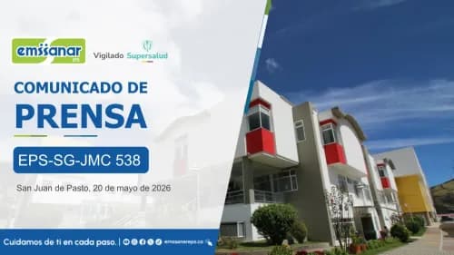 Emssanar EPS garantiza continuidad en los servicios prestados en la Fundación Hospital San Pedro en Pasto