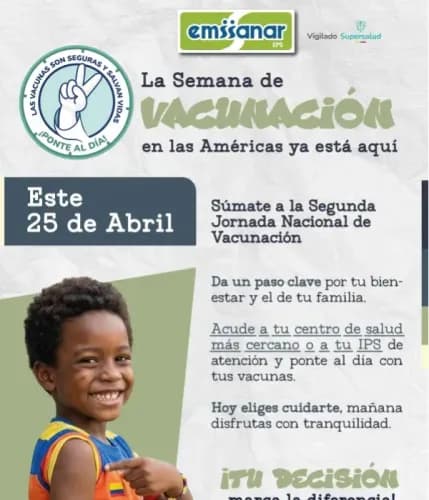 Segunda Jornada Nacional de Vacunación 2026
