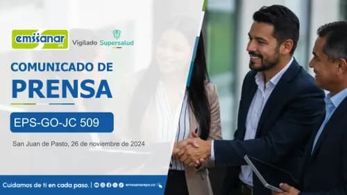 Emssanar EPS garantiza la continuidad de los pagos a la red de prestadores y los acuerdos contractuales