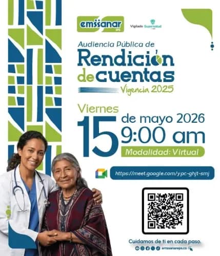 Rendición de cuentas vigencia 2025