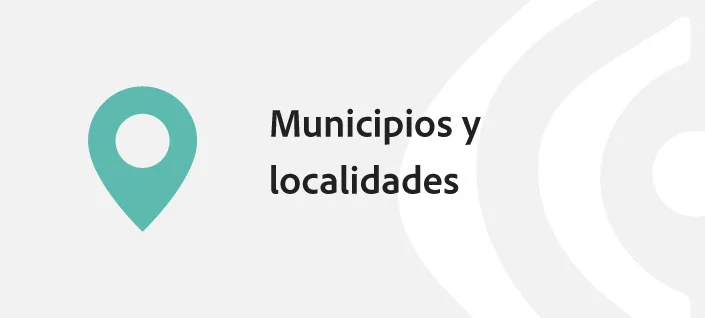 Municipios y localidades